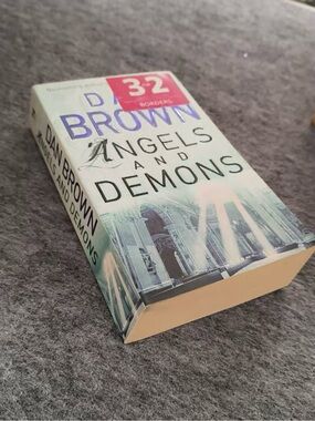 Angels and Demons Paperback Book - White/Blue Cover
